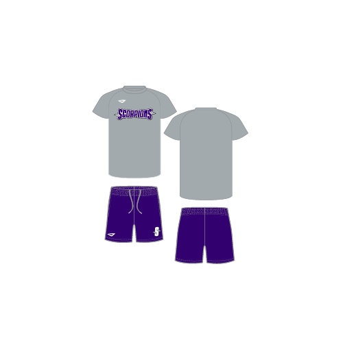 Scorpions West Florida Youth Sublimated Practice Set - Grey/Purple