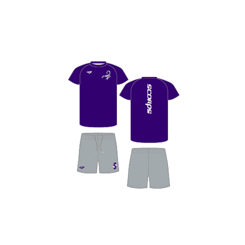 Scorpions West Florida Youth Sublimated Practice Set - Purple/Grey
